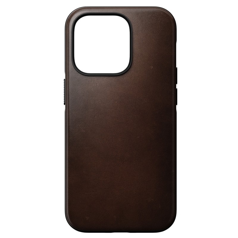 Nomad - Rugged Horween Leather iPhone 14 Magsafe hoesje Bruin 03