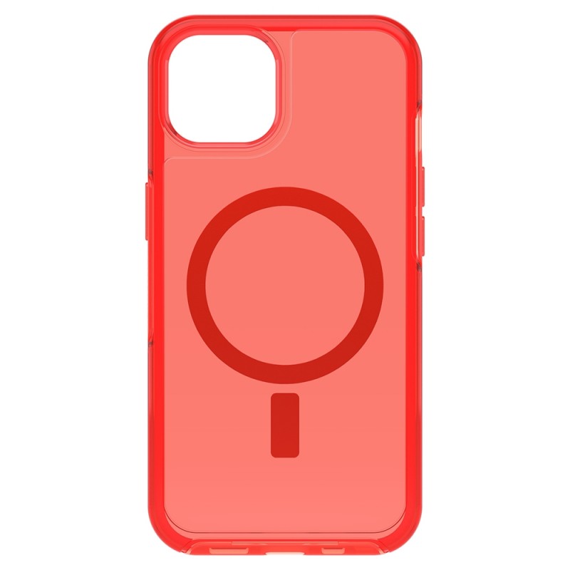 Otterbox Symmetry Plus Clear iPhone 13 Rood Transparant 06
