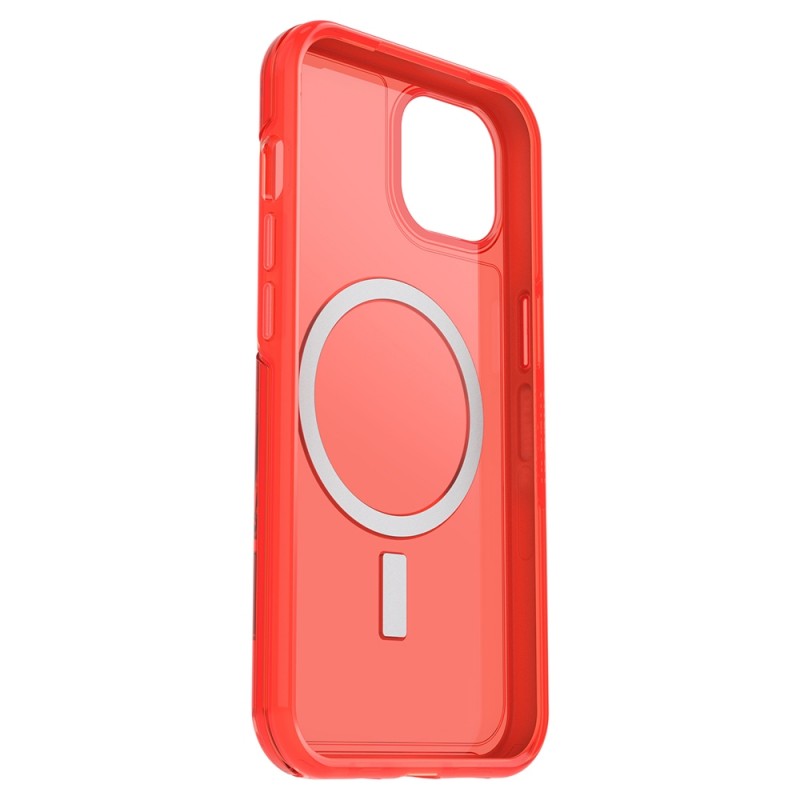 Otterbox Symmetry Plus Clear iPhone 13 Rood Transparant 04
