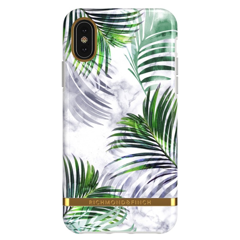 Richmond & Finch iPhone XS Max White Marble Tropics - 1