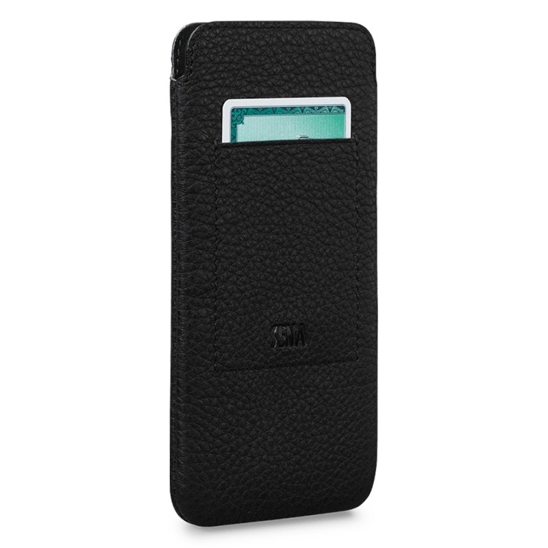 Sena UltraSlim Wallet Sleeve iPhone 13 Pro Max Hoesje Zwart 01