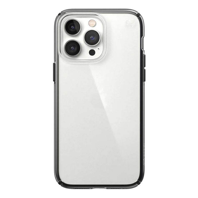 Speck - Presidio Perfect Clear Impact Geometry iPhone 14 Pro Max Paars 02