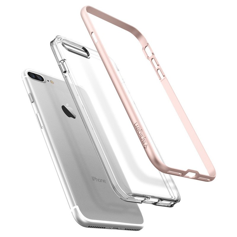 Spigen Neo Hybrid Crystal iPhone 7 Plus Rose Gold/Clear - 3