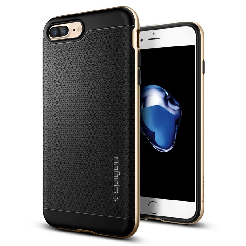 Spigen Neo Hybrid Case iPhone 7 Plus Champagne Gold/Black - 1