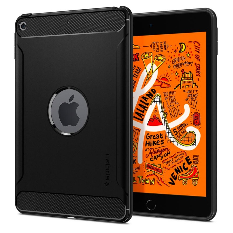 Spigen Rugged Amor Case iPad Mini 5 Zwart - 1
