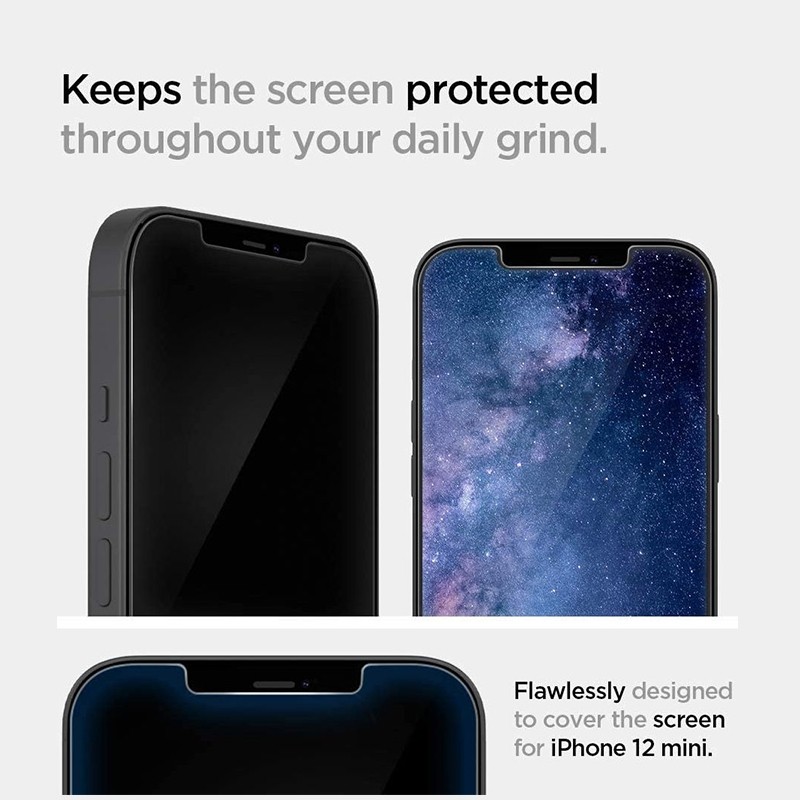 Spigen Anti Blue Screenprotector iPhone 12 Pro Max 6.7 inch 03