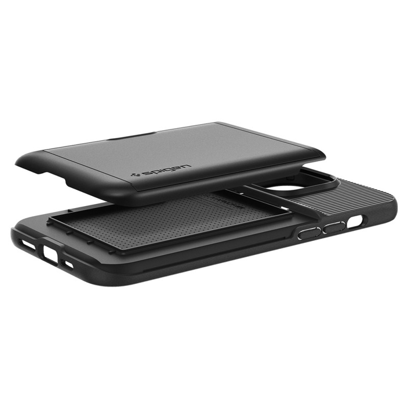 Spigen - Slim Armor CS iPhone 14 Pro Max Hoesje zwart 09