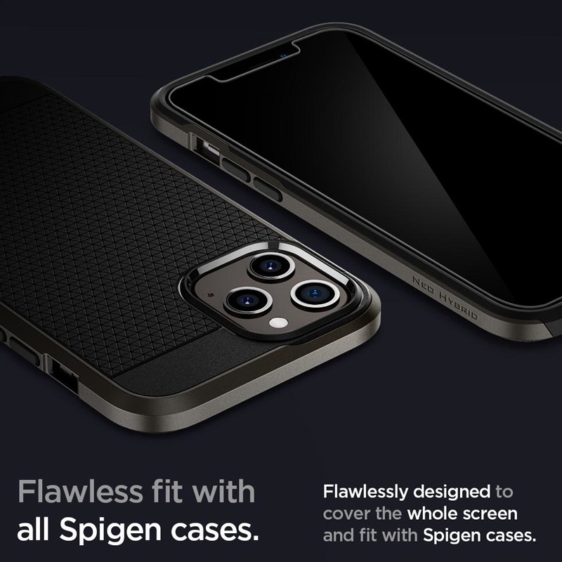 Spigen EZ Fit Glas.tR Protector 2-Pack iPhone 12 Pro Max 6.7 inch 03