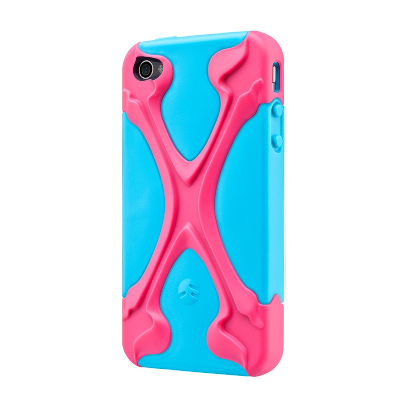 SwitchEasy Rebel X Pink/blue iPhone 4(S) - 2