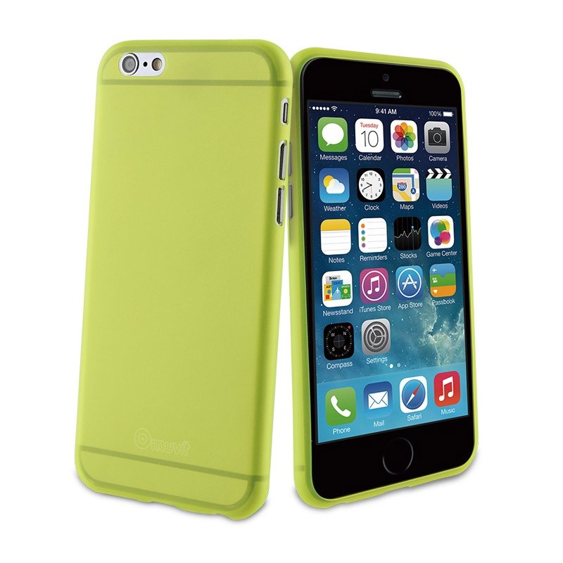 Muvit ThinGel iPhone 6 Plus Acid Green - 1