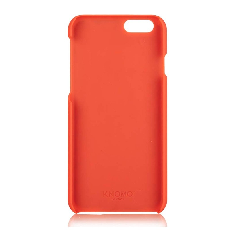 Knomo Leather Snap Case iPhone 6 Plus Tomato - 4