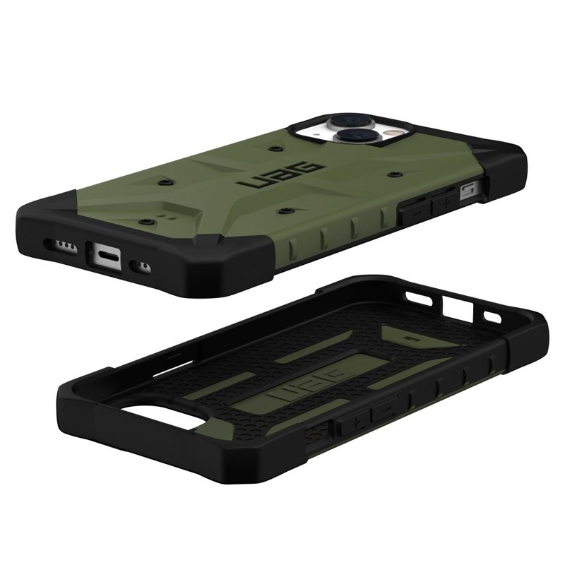 UAG Pathfinder iPhone 14 Hoesje Olijfgroen - 3