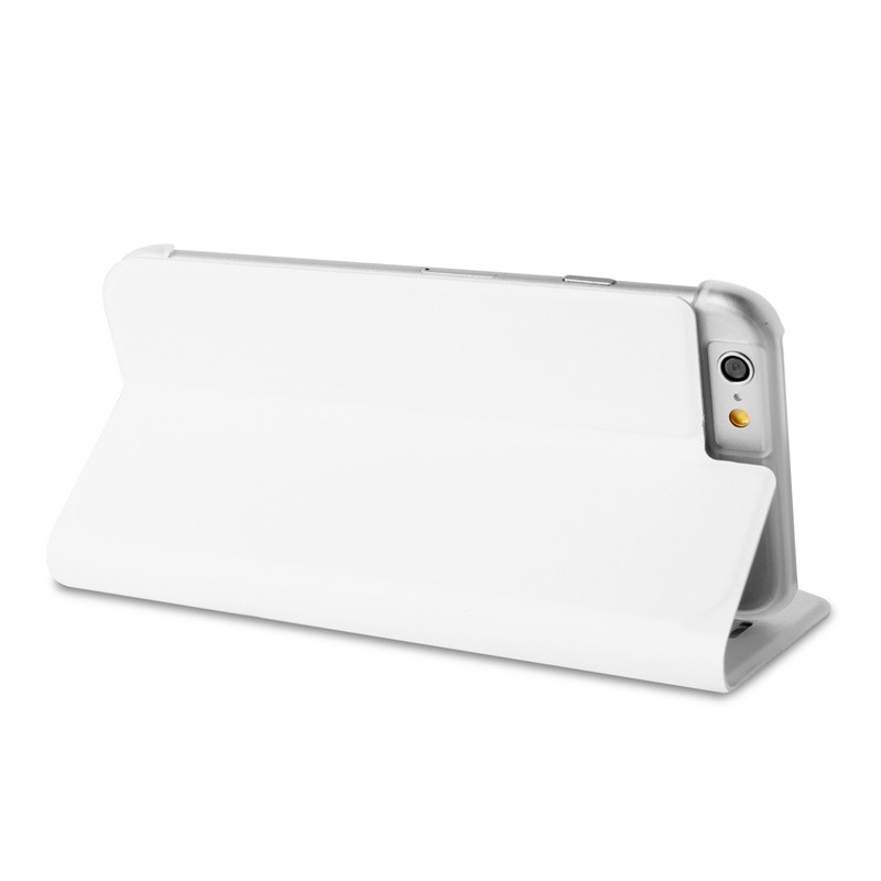 Puro Eco Leather Wallet iPhone 6 White - 6