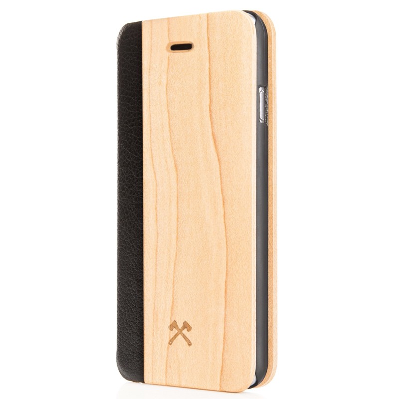 Woodcessories - EcoCase FlipCover iPhone 7 Plus Maple 0