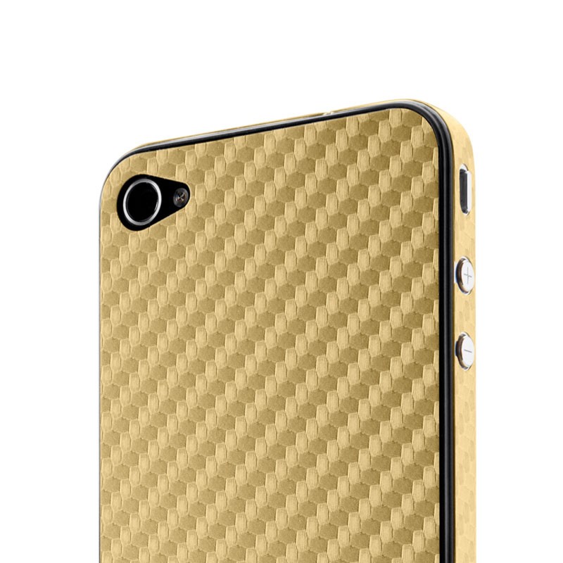 Belkin - Belkin - Finish 026 Carbon Folie voor iPhone 4(S) Gold 03