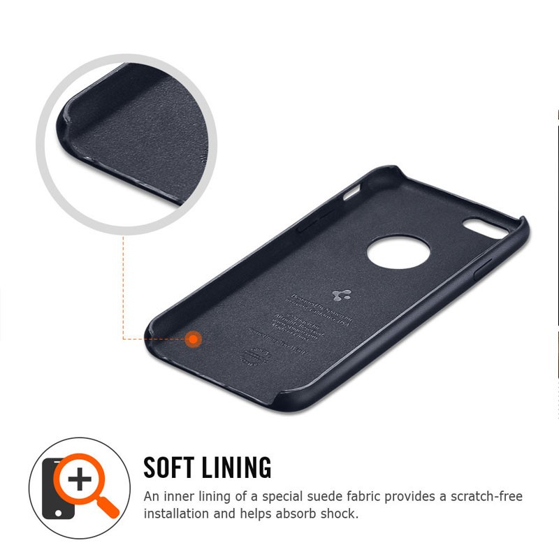 Spigen Leather Fit Case iPhone 6 Black - 3