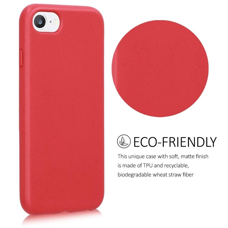 Mobiq Flexibel Eco Hoesje iPhone SE (2020)/8/7 Rood - 3