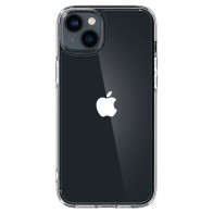 Spigen Ultra Hybrid iPhone 14 Hoesje Zwart / Transparant 01