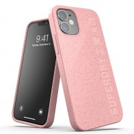 Superdry Compostable Snap Case iPhone 12 Mini Pink 01