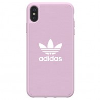 Adidas Moulded Case Canvas iPhone XS Max hoesje roze 01