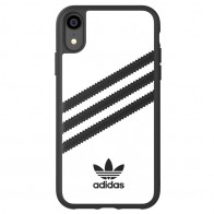 Adidas Moulded Case iPhone Xr wit/zwart 01