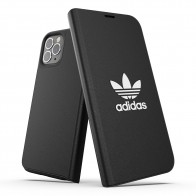 Adidas Trefoil Booklet Case iPhone 12 / 12 Pro 6.1 Zwart - 1