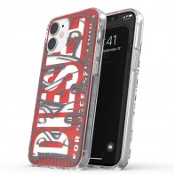 Diesel Snap Case Clear iPhone 12 Mini 5.4 clear red white 01