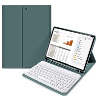Mobiq iPad 2022 10.9 inch Toetsenbord Hoes Donkergroen - 1