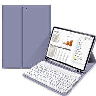 Mobiq iPad 2022 10.9 inch Toetsenbord Hoes Paars - 1