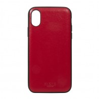 Knomo Leather Snap On Case iPhone X/Xs Chili Red - 1