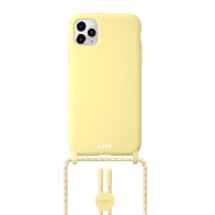 LAUT Pastels Necklace iPhone 12 Mini Geel - 1