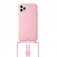 LAUT Pastels Necklace iPhone 12 Mini Roze - 1