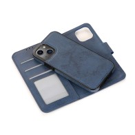 Mobiq Magnetische 2-in-1 Wallet Case iPhone 11 Donkerblauw - 1