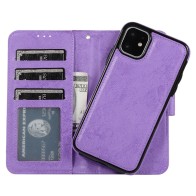 Mobiq Magnetische 2-in-1 Wallet Case iPhone 11 Pro Max Paars - 1