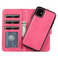 Mobiq Magnetische 2-in-1 Wallet Case iPhone 11 Pro Roze - 1