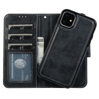 Mobiq Magnetische 2-in-1 Wallet Case iPhone 11 Pro Zwart - 1