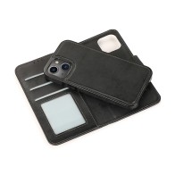 xMobiq - Magnetische 2-in-1 Wallet Case iPhone 14 max zwart 01
