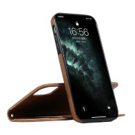 Mobiq - Magnetische 2-in-1 Wallet Case iPhone 14 Pro Max bruin 01