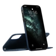 xMobiq - Magnetische 2-in-1 Wallet Case iPhone 14 Pro Max donkerblauw 01