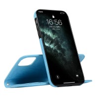 Mobiq - Magnetische 2-in-1 Wallet Case iPhone 14 Pro Max lichtblauw 01
