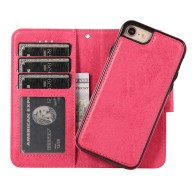 Mobiq 2-in-1 Magnetische Wallet iPhone SE 2022 Roze - 1