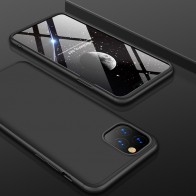 Mobiq 360 Graden Hoesje iPhone 11 Pro Max Zwart - 1