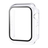 Mobiq Apple Watch 45mm Series 7 Full Body Hard Case Transparant - 1