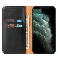 Mobiq - Premium Business Wallet iPhone 14 Pro Max Portemonnee Hoes zwart 01