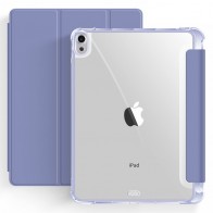 Mobiq Clear Back Folio iPad Air 10.9 (2020) Paars - 1