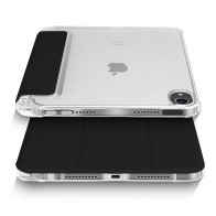 Mobiq Clear Back Folio iPad Mini 6 Zwart/transparant - 1
