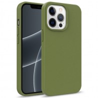 Mobiq Flexibel Eco Hoesje TPU iPhone 13 Olijfgroen - 1
