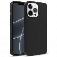 Mobiq Flexibel Eco Hoesje TPU iPhone 13 Pro Zwart - 1