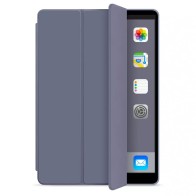 Mobiq Flexibele Tri-folio hoes iPad 9.7 2018/2017, iPad Air 2, iPad Air 1 Paars 01