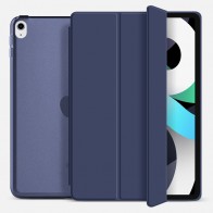 Mobiq Hard Case Folio Hoesje iPad Air (2020) Donkerblauw - 1